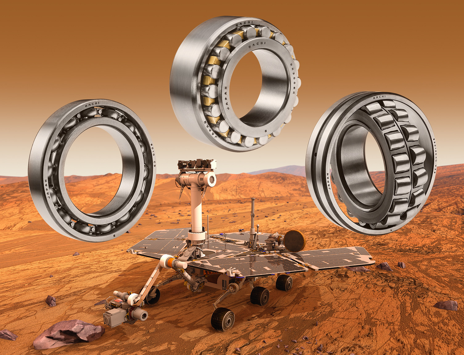 NACHI bearings on Mars